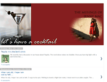 Tablet Screenshot of letshaveacocktail.com